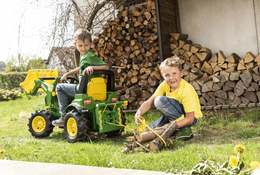 Rolly Toys Ritininiai žaislai gervės John Deere Winch į traktorus