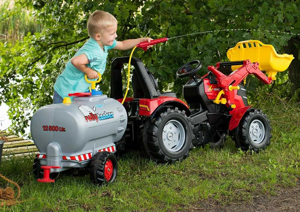 Rolly Toys Traukinys RollyTrailer Cisterna su purškikliu ir pompa