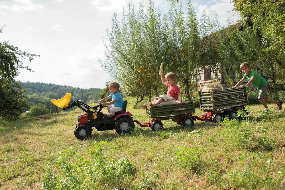 Rolly Toys rollyTrailer didelė trijų ašių priekaba „Multi Trailer“