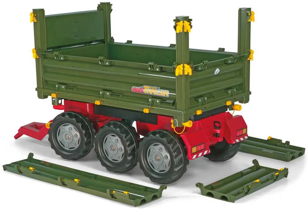 Rolly Toys rollyTrailer didelė trijų ašių priekaba „Multi Trailer“