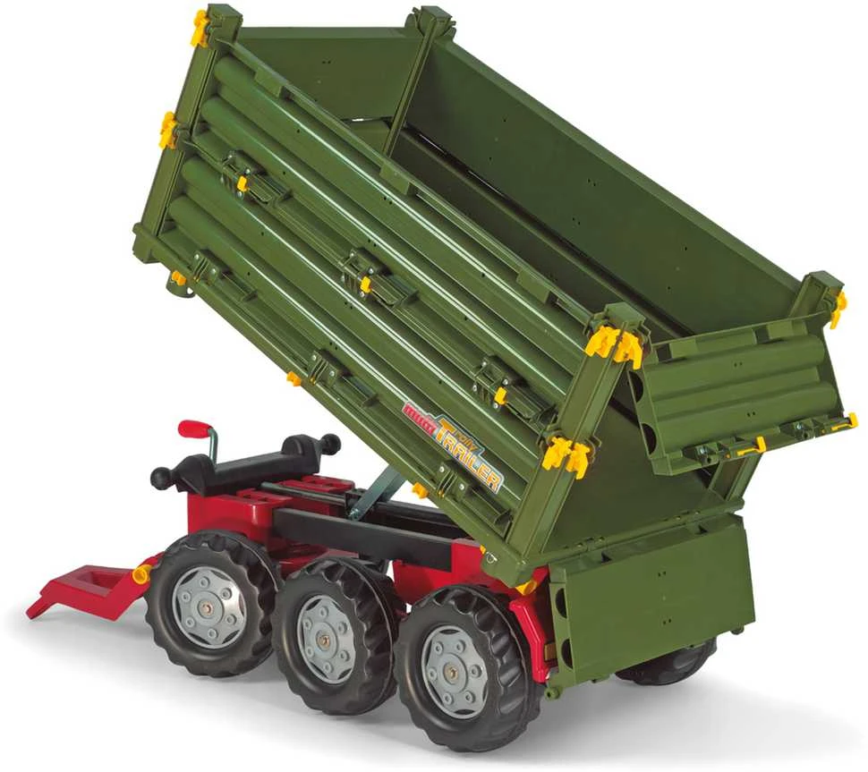 Rolly Toys rollyTrailer didelė trijų ašių priekaba „Multi Trailer“