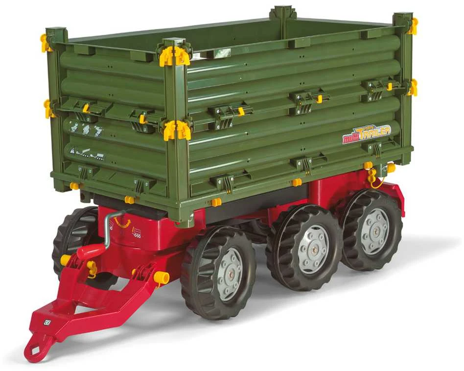 Rolly Toys rollyTrailer didelė trijų ašių priekaba „Multi Trailer“