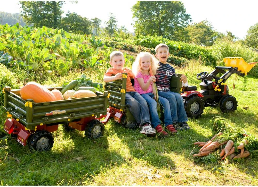 Rolly Toys rollyTrailer didelė trijų ašių priekaba „Multi Trailer“