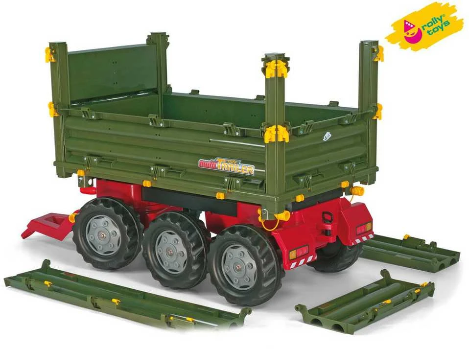 Rolly Toys rollyTrailer didelė trijų ašių priekaba „Multi Trailer“
