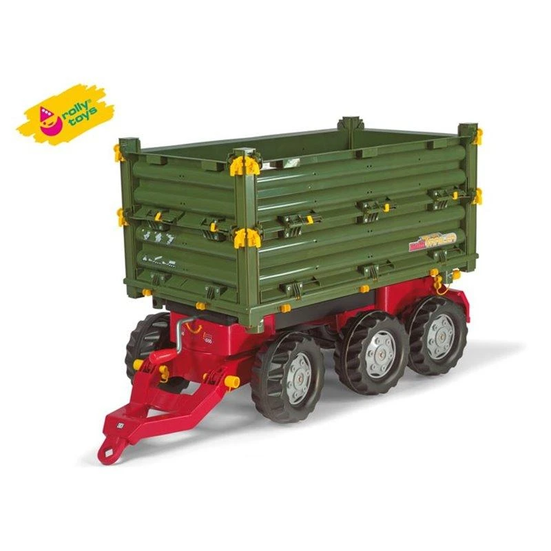 Rolly Toys rollyTrailer didelė trijų ašių priekaba „Multi Trailer“