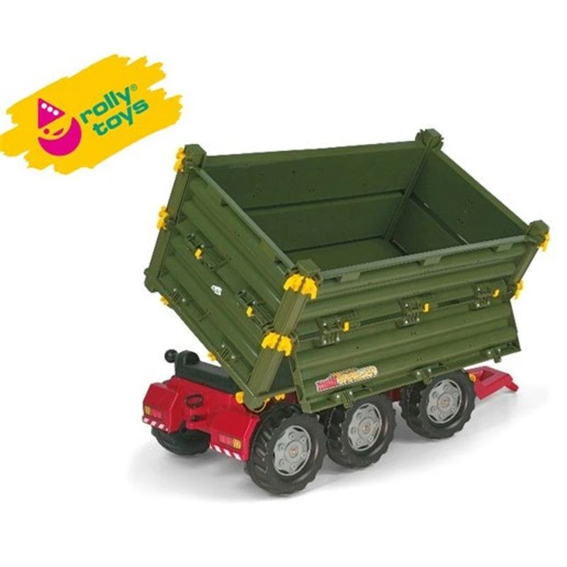 Rolly Toys rollyTrailer didelė trijų ašių priekaba „Multi Trailer“