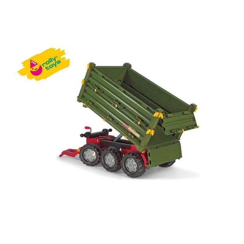 Rolly Toys rollyTrailer didelė trijų ašių priekaba „Multi Trailer“