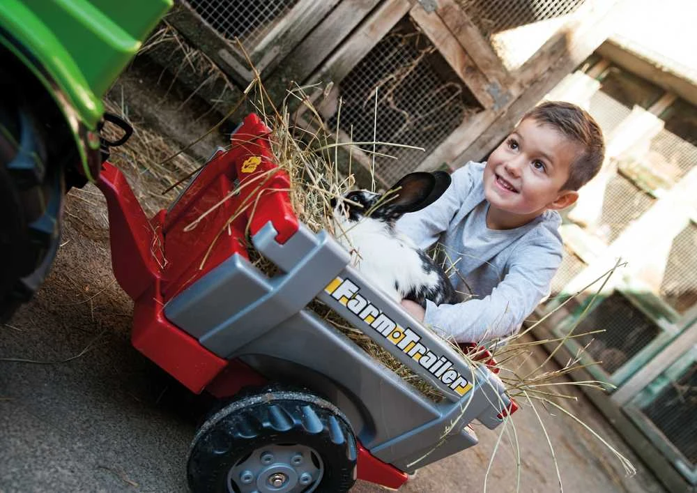 Rolly Toys „Roll Toys RollTrailer“ traktoriaus traktoriaus atidarymas