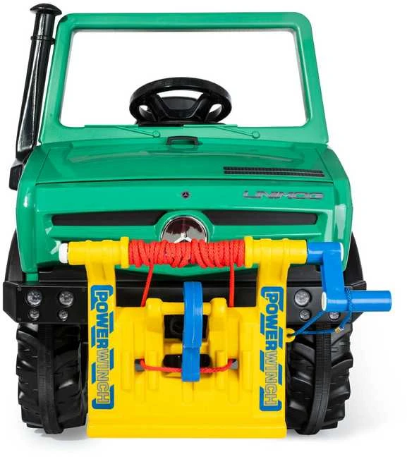 Pedalinis sunkvežimis Rolly Toys RollyUnimog Forst Mercedes-Benz su gervė