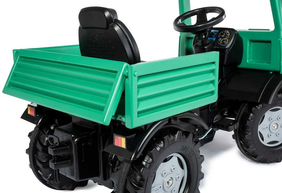 Pedalinis sunkvežimis Rolly Toys RollyUnimog Forst Mercedes-Benz su gervė