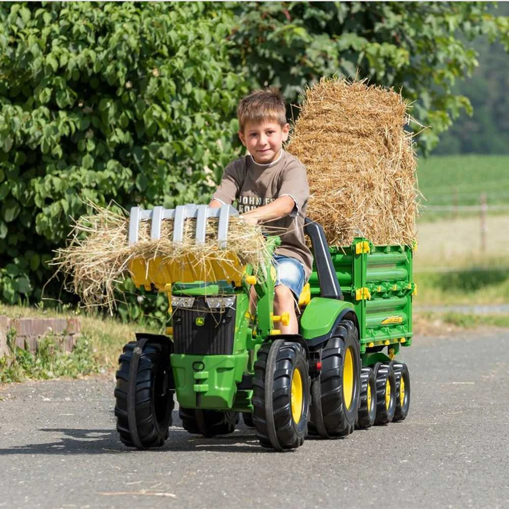 Rolly Toys Rodykite žaislų šaukštą traktoriaus griebtuvui, skirtam krauti medieną