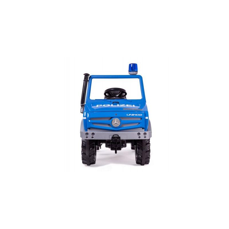 Pedalinis sunkvežimis policijos automobilis Rolly Toys RolliUnimog Mercedes-Benz