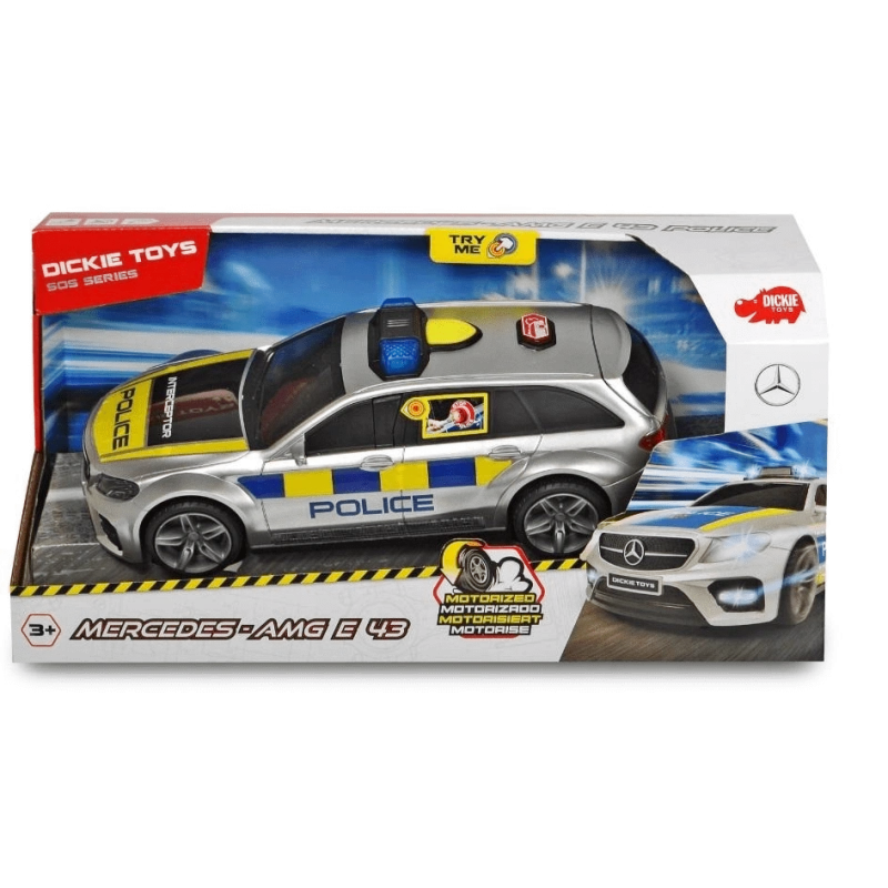 Policijos automobilis Dickie SOS_N Mercedes-AMG E43 30 cm