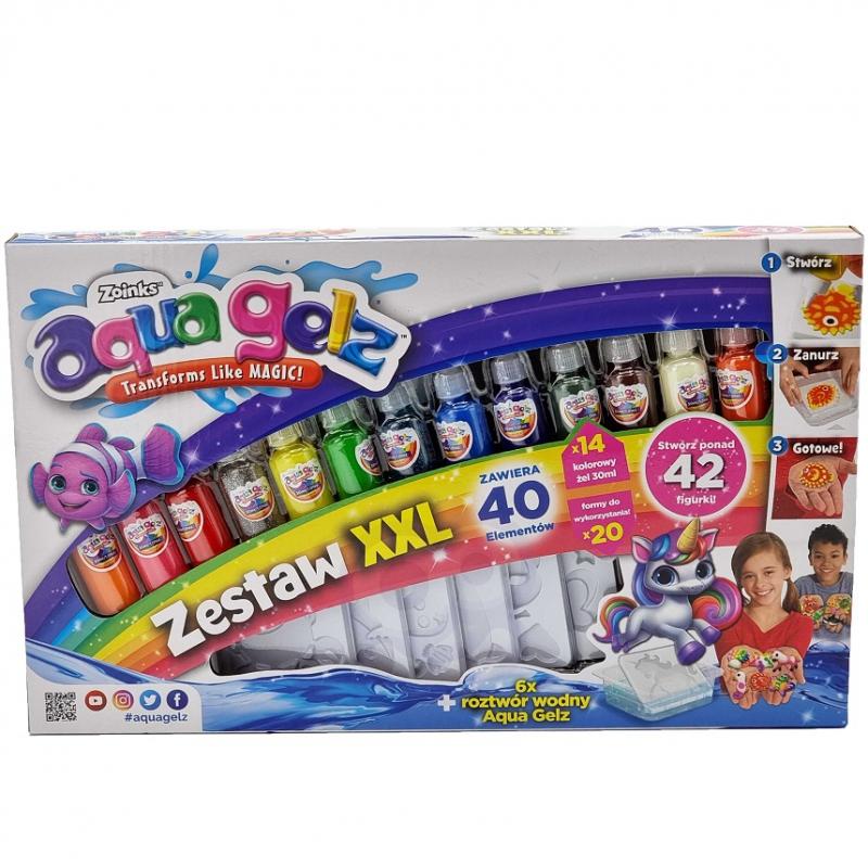 AQUA GELZ SIMBA COLOSSAL ACTIVITY RINKINYS PLAY GEL CREATIVE 3D FIGURINES