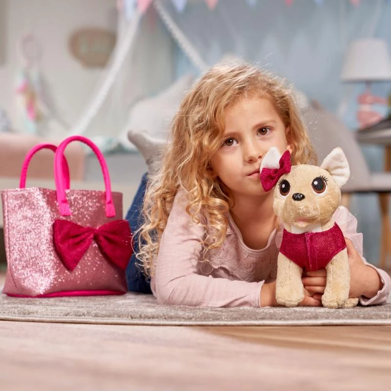 Simba pliušinis šuniukas su rankinuku Chi Chi Love