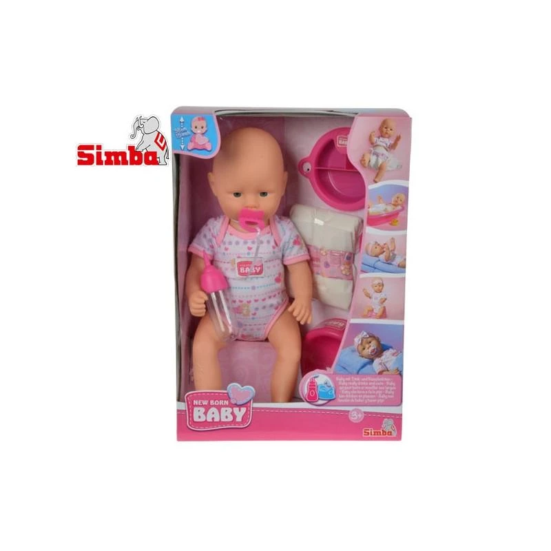 Baby Born „Simba Doll New Born Baby Baby“ su 7 prisijungimu. 38 cm
