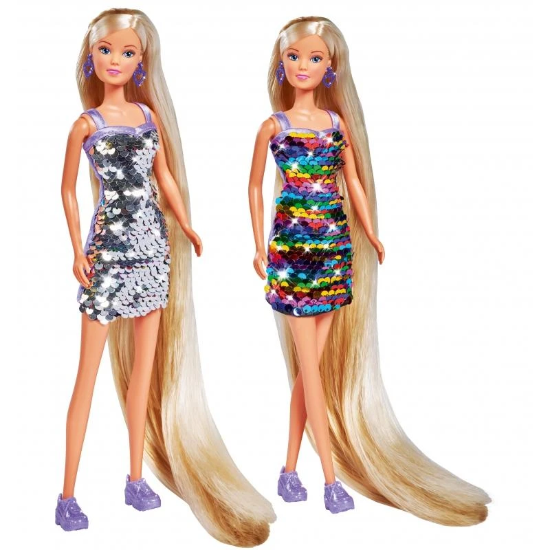 Simba Doll Steffi ilgaplaukis XXL plaukai su blizgučiais (1057335259)