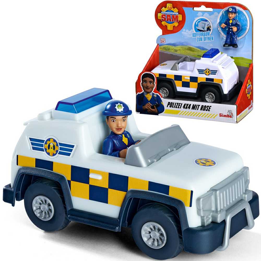 „Simba“ ugniagesys Sam Jeep 4x4 mini figūrėlė