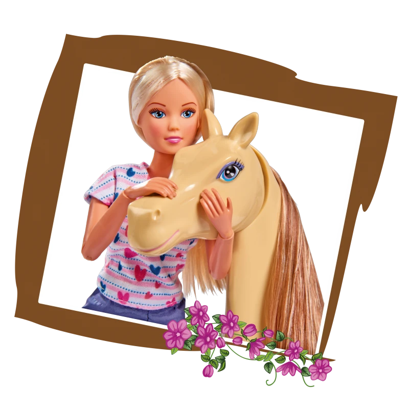 „Simba Steffi Love Doll“ su arkliu su aksesuarais