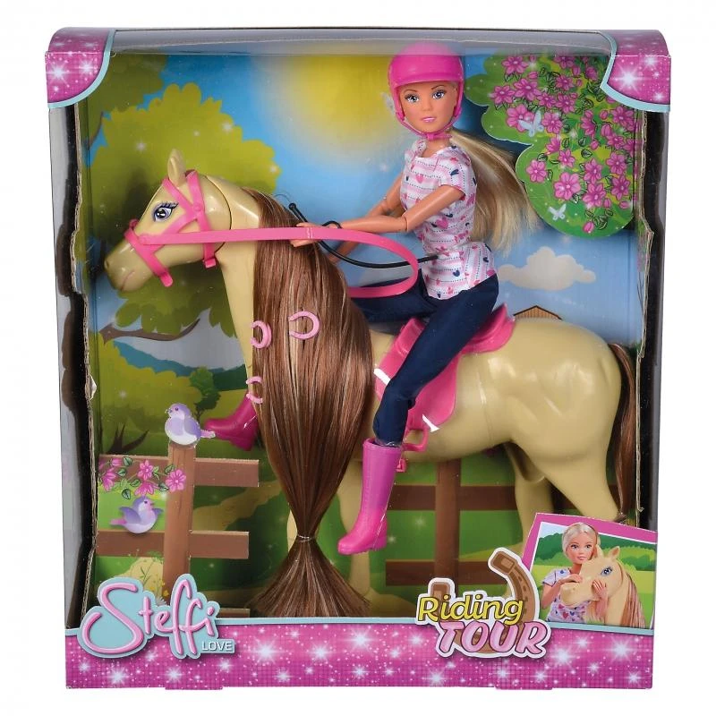 „Simba Steffi Love Doll“ su arkliu su aksesuarais