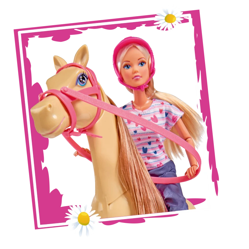 „Simba Steffi Love Doll“ su arkliu su aksesuarais