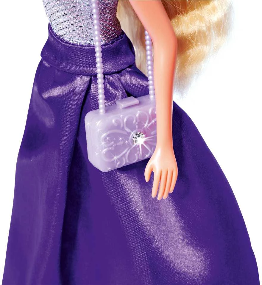 „Simba Doll Steffi Magic Night“ vakarinėje suknelėje su kulnais
