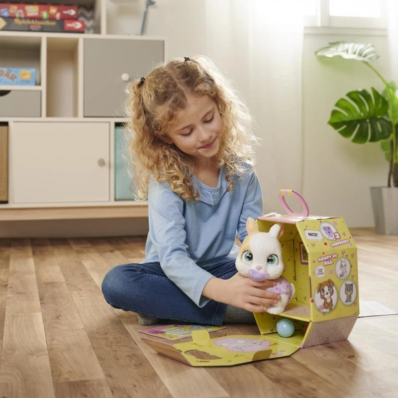 Triušiukas su vystyklais ir priedais Simba Pamper Petz