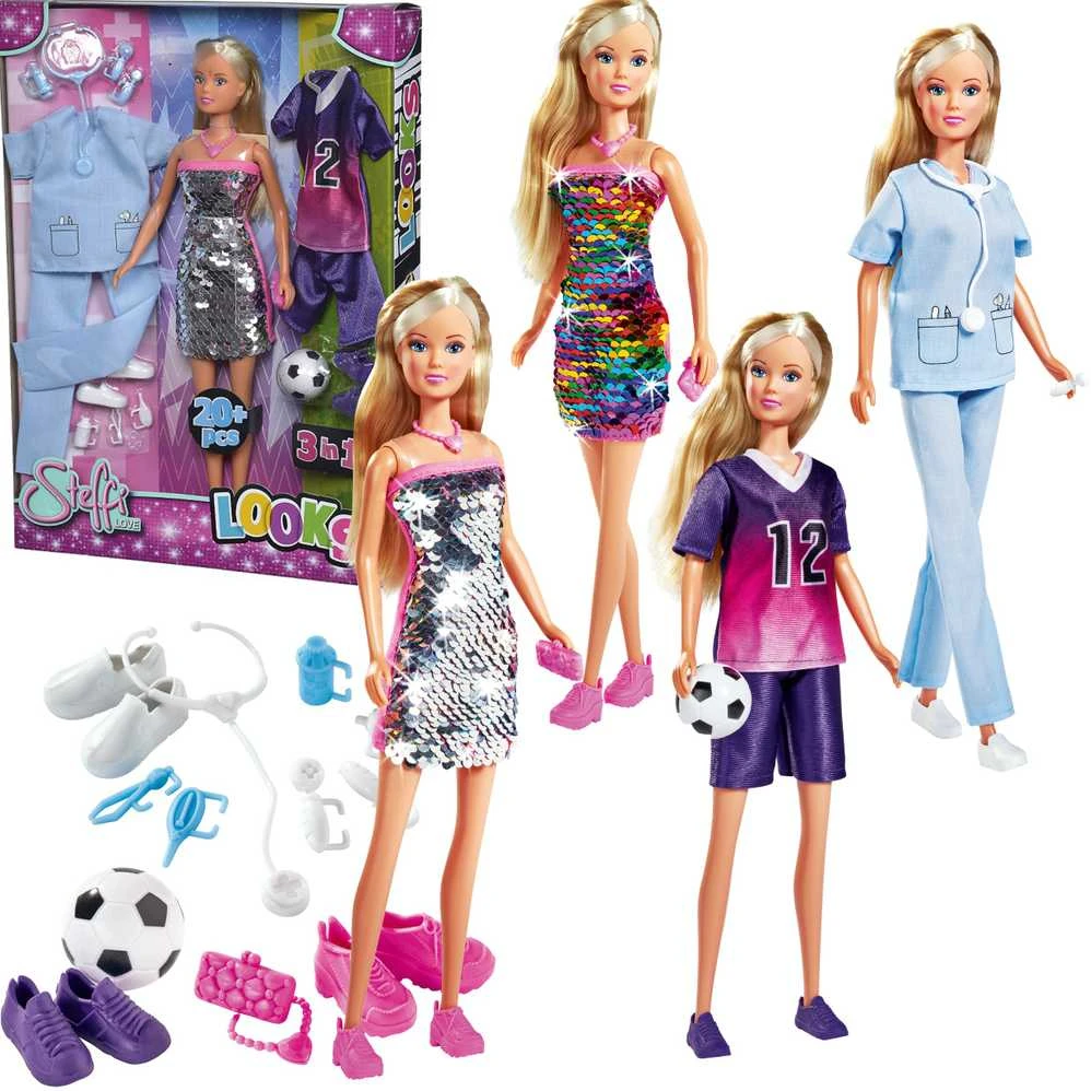 SIMBA Lėlė Steffi, 3in1