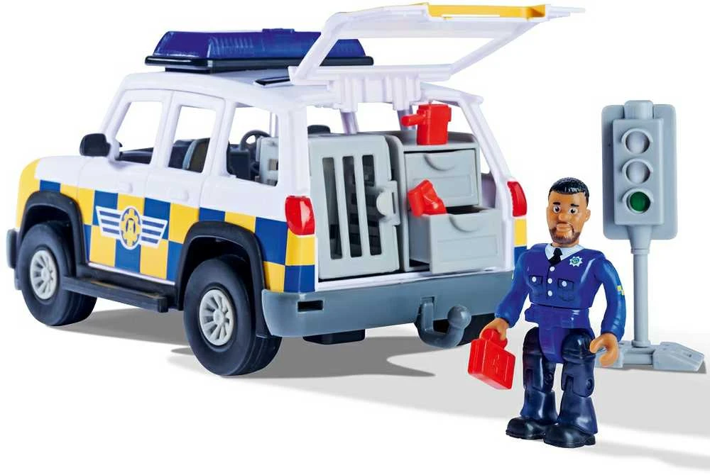 Pats „Simba“ ugniagesys Jeep policijos figūrėlė Malcolma