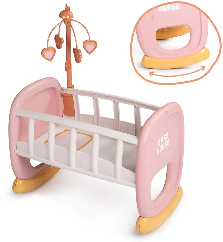 Smoby Baby Nurse lopšys su karusele