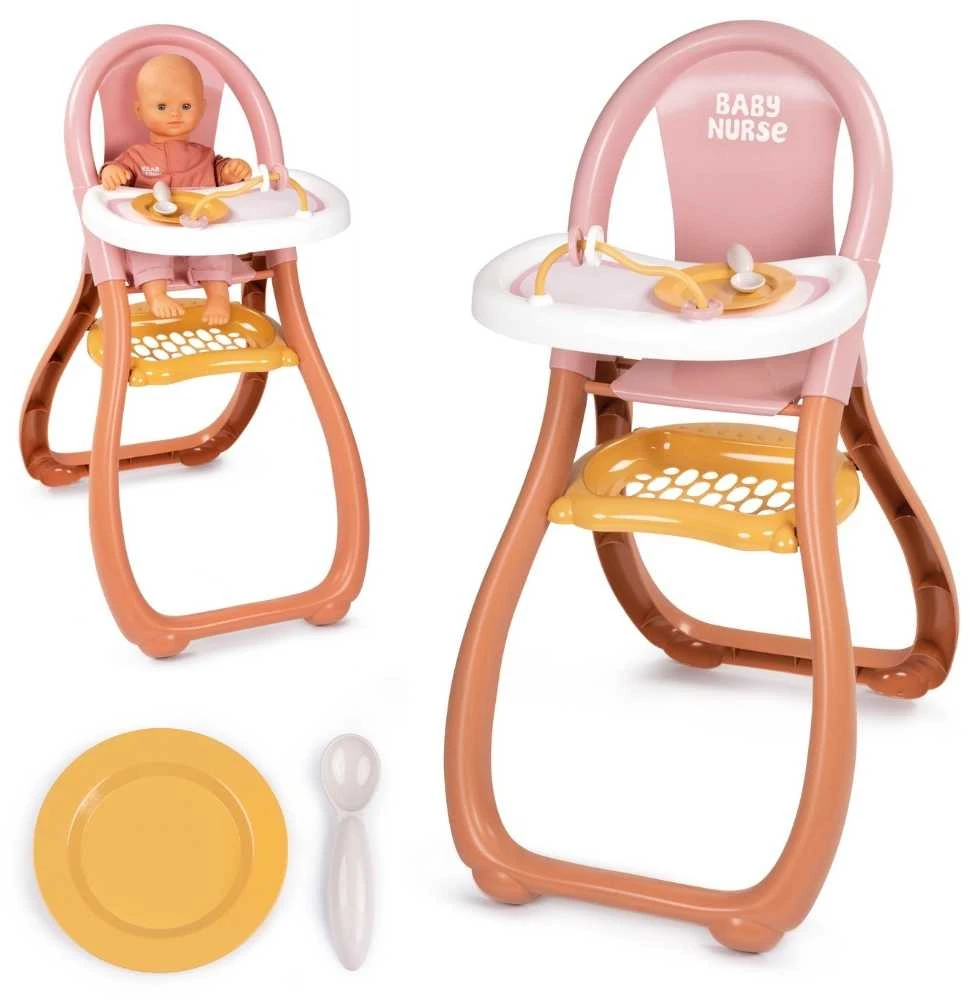 Smoby Baby Nurse maitinimo kėdutė lėlėms