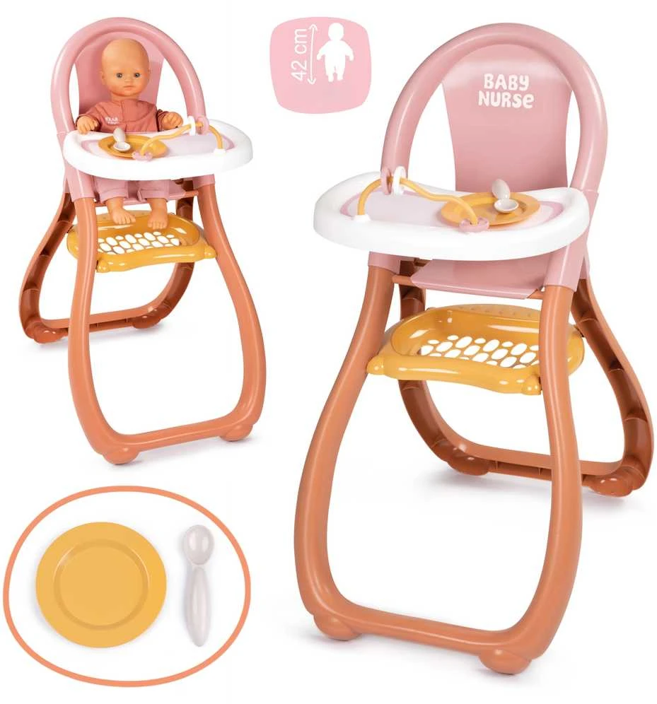 Smoby Baby Nurse maitinimo kėdutė lėlėms