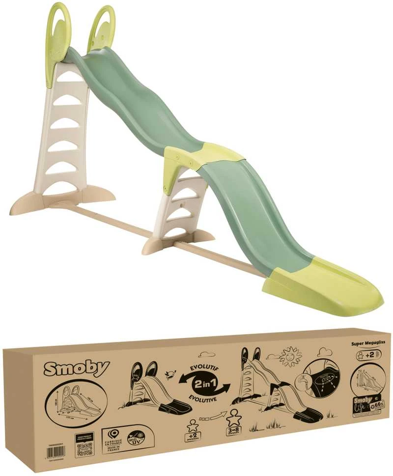 Smoby MEGAGLISS 2in1 čiuožykla vaikams