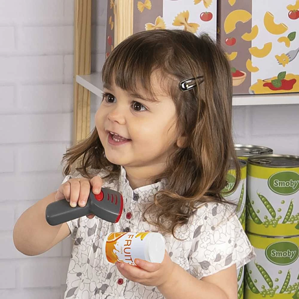 Smoby Žaislinis elektroninis kasos aparatas su priedais, 30 vnt