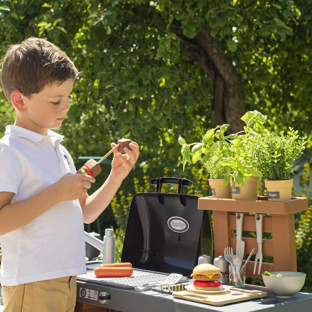 „Smoby Garden Kitchen Grilis 43“ aksesuarai