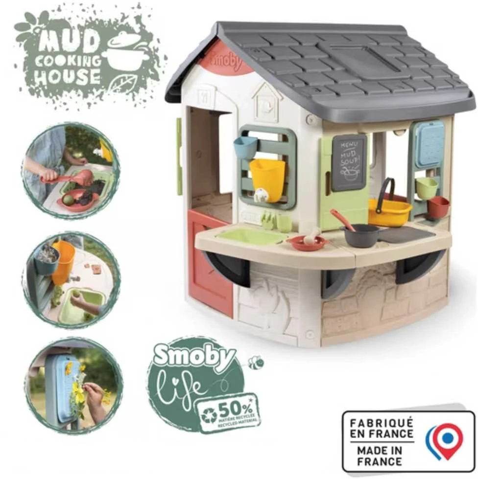 Smoby Domek Namas su molio virtuve