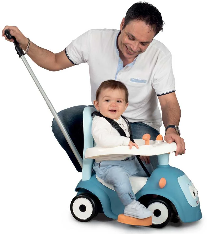 Smoby maestro 3in1 mėlynas važiavimas