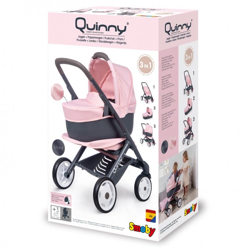 Smoby Maxi Cosi Quinny 3in1 lėlės vežimėlis