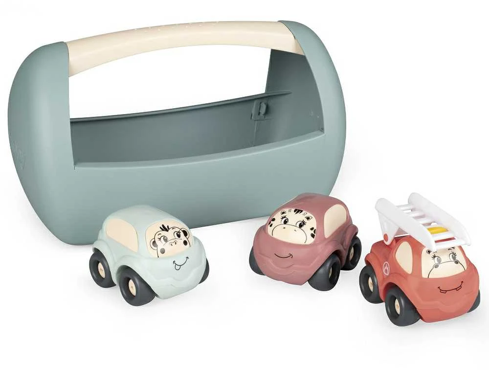 SMOBY Žaislų rinkinys Little Skrzyneczka su automobiliukais