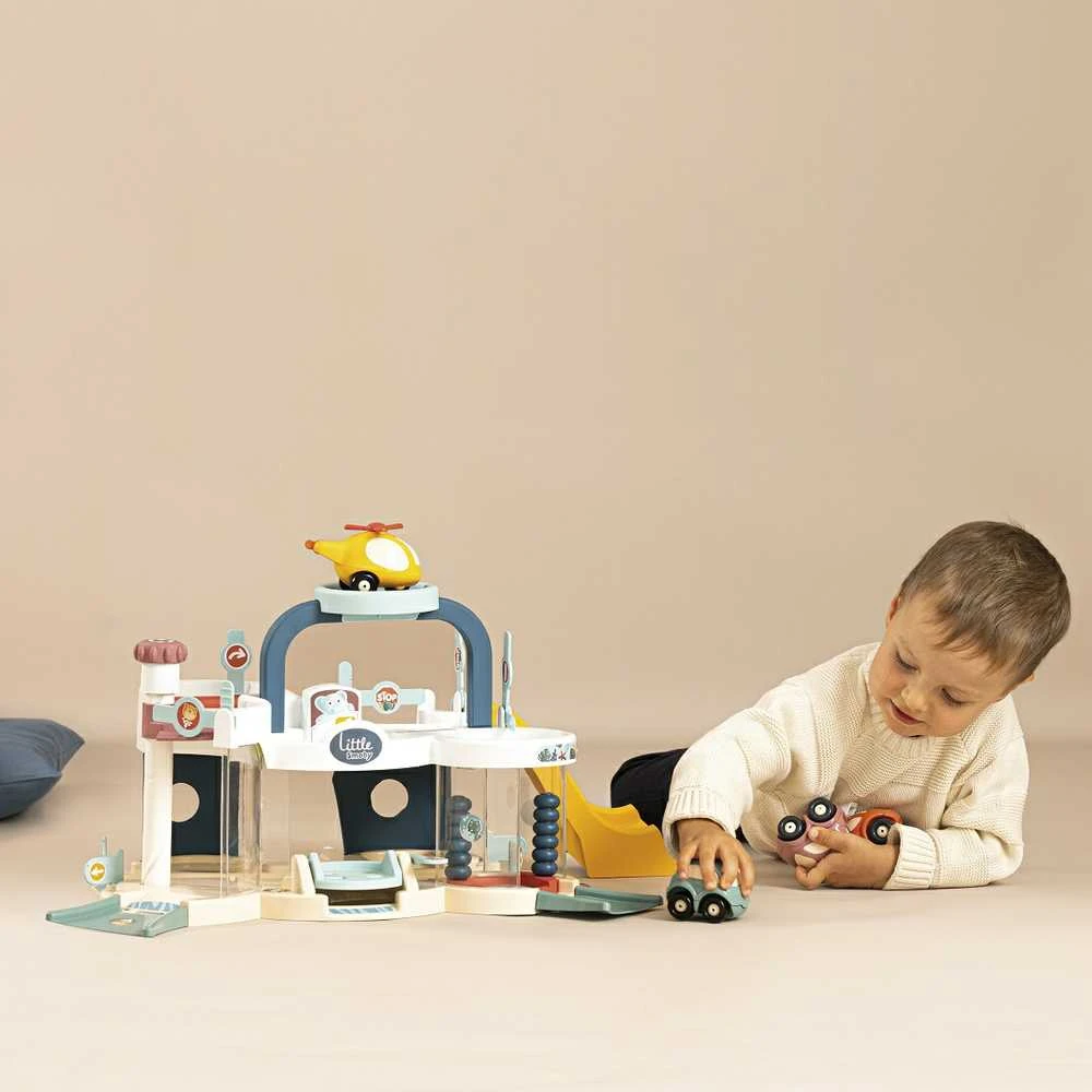 SMOBY Žaislų rinkinys Little Skrzyneczka su automobiliukais