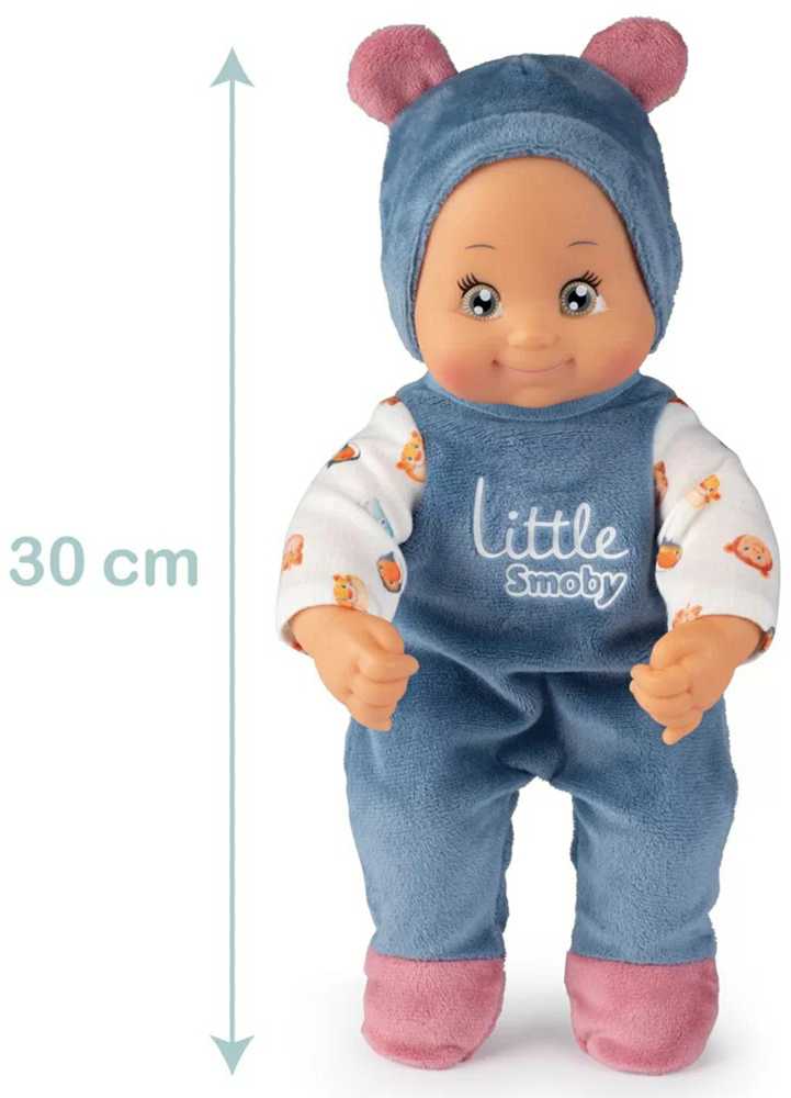 Smoby Vaikų Paspirtukas 3in1 Vežimėlis + Mergaitė Bobas