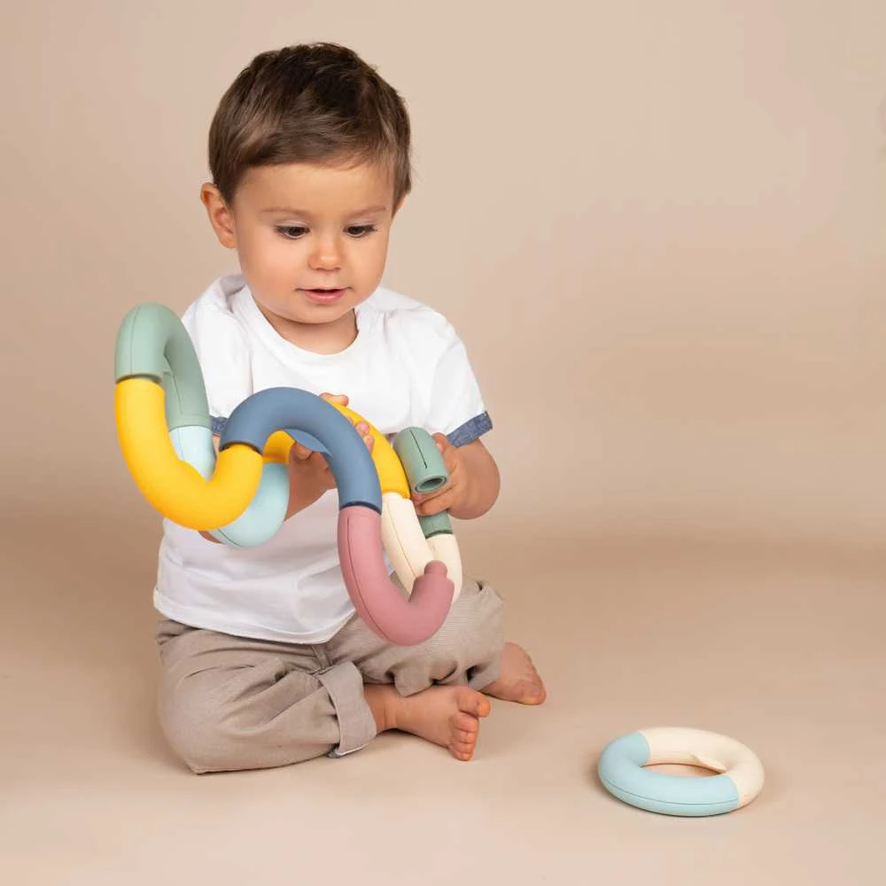 Dėlionė Smoby Little Education Rings Pagrindinė tema vaikams 12 elementų