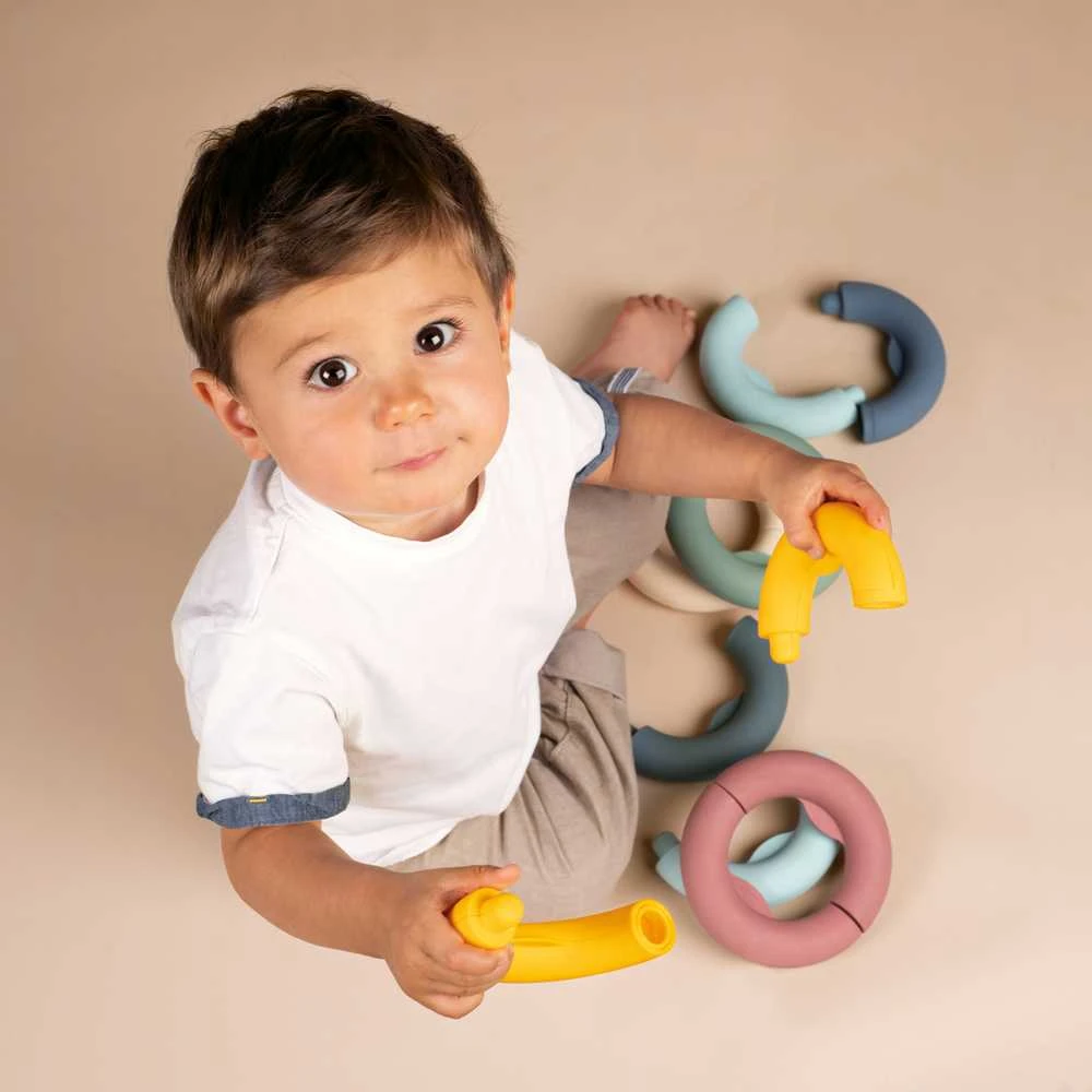 Dėlionė Smoby Little Education Rings Pagrindinė tema vaikams 12 elementų