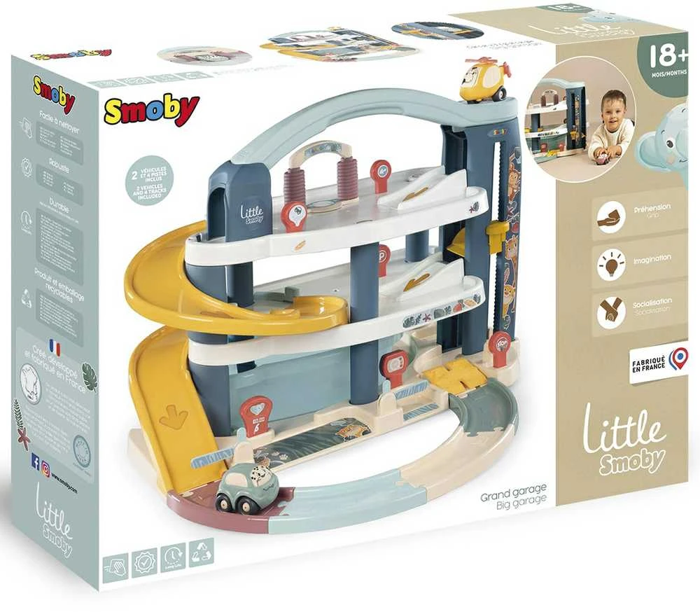 „Smoby Little Maxi Garage Car Vroom Planet“