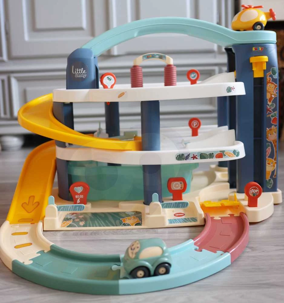 „Smoby Little Maxi Garage Car Vroom Planet“