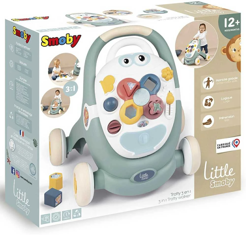 Smoby LS 3 viename Trotty Walker - interaktyvus stumdukas