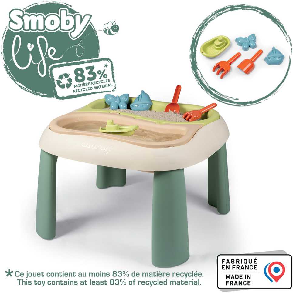 Smoby Smėlio ir Vandens Žaidimų Stalas