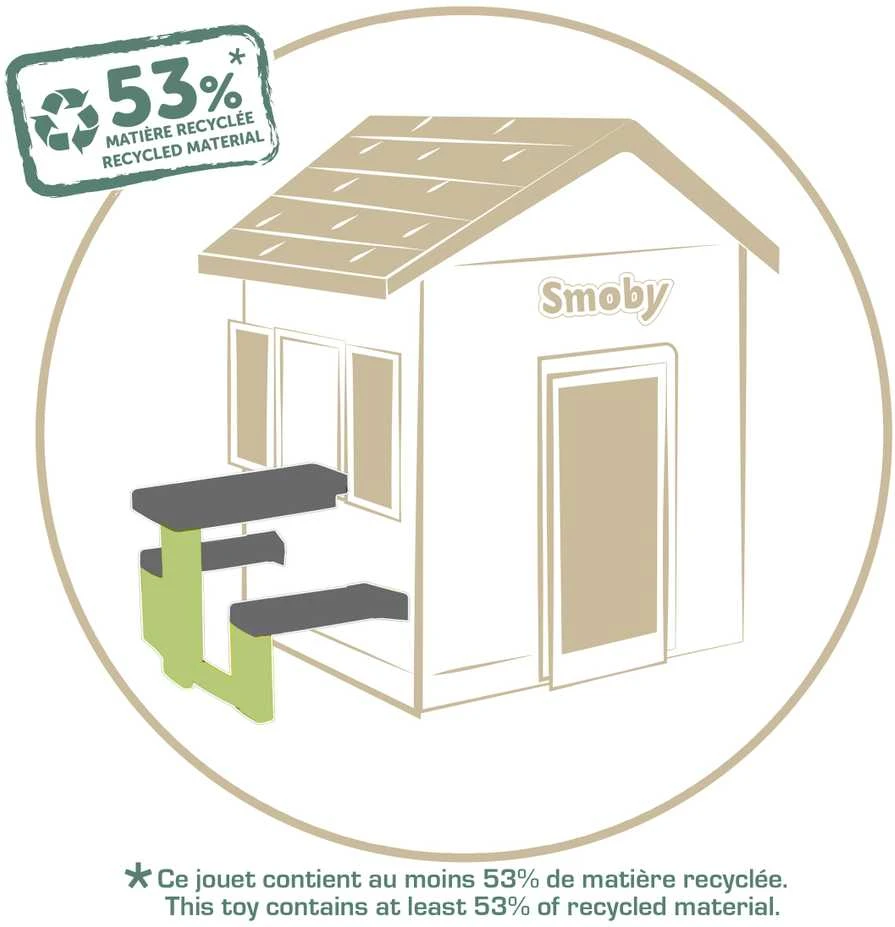 Smoby Piknikų Stalas su Sukurtomis Spalvomis