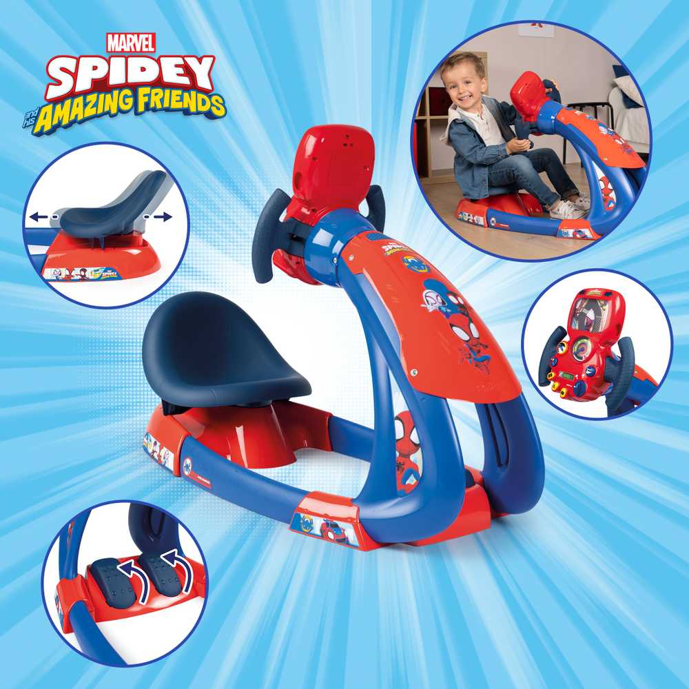 Smoby vairavimo simuliatorius Spidey