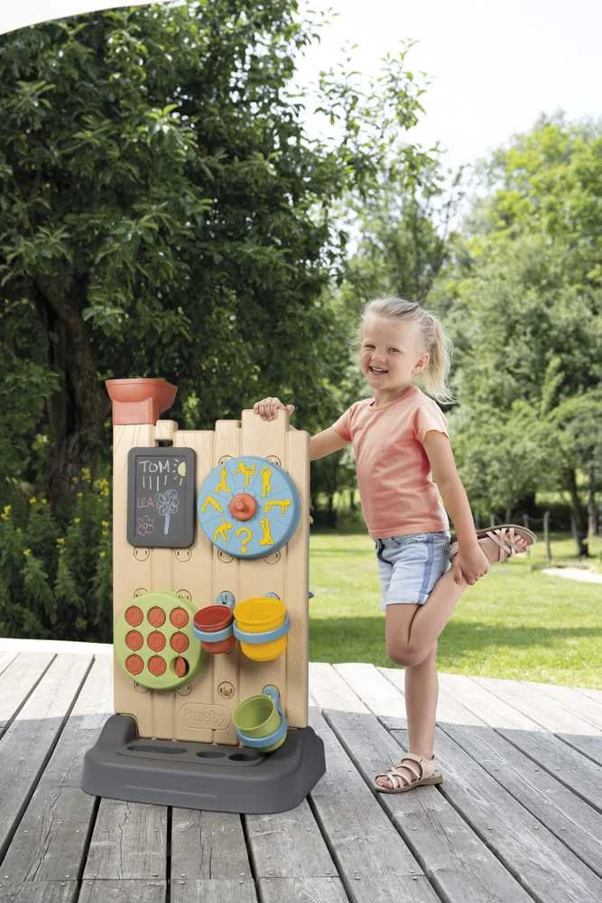 Smoby Žaidimų Sienelė, 6 veiklų su 29 aksesuarais